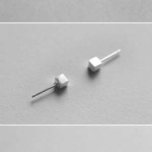 Orecchini a Cubo Trendy in Argento Sterling con Zirconi, Perle e Turchese per Feste, Include Confezione Regalo B11 - Product Image 6