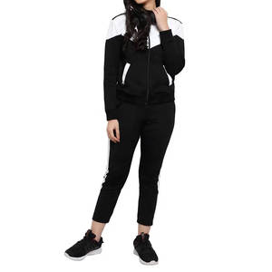 Ensemble de survêtement pour femmes de haute qualité avec logo personnalisé survêtement à jambes larges ensemble de jogging pour dames 2026 - Product Image 3