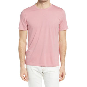 T-shirt ample vintage pour homme sur mesure, vêtements décontractés de haute qualité, couleur unie, 100% coton, t-shirts pour homme - Product Image 5