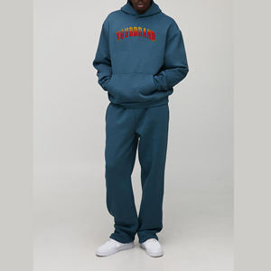 Recién llegado, ropa de calle de invierno 2026, cómodo ajuste Regular, logotipo impreso personalizado, conjunto de 2 piezas para hombre, peso medio, 100% algodón, holgado - Product Image 6