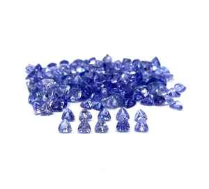 Perles de pierres précieuses à facettes de tanzanite de haute qualité de 4mm pour la fabrication de boucles d'oreilles en vrac calibré pierre de tanzanite naturelle VENTE - Product Image 6