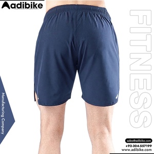 กางเกงขาสั้นออกกำลังกายผู้ชายคุณภาพสูงสั่งทำพิเศษ สำหรับวิ่งและฟิตเนส ทรงสปอร์ต ระบายอากาศได้ดี แห้งเร็ว มีเชือกผูกที่เข่า ราคาขายส่ง แบบซับลิเมชั่น - Product Image 2
