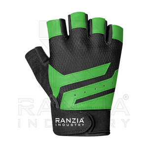 Workout Gym Weightlifting Gloves Silicone Print Palm Enhanced Protection Shock Absorbing New Design Fitness for Men and Women - Product Image 4