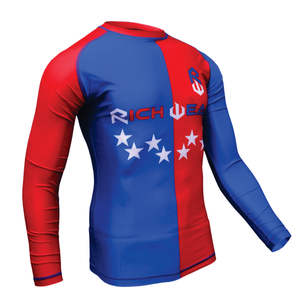 MMA Rashguard pour hommes Design personnalisé Sublimé BJJ Compression Shirt Surf and Grappling Fight Wear - Product Image 3