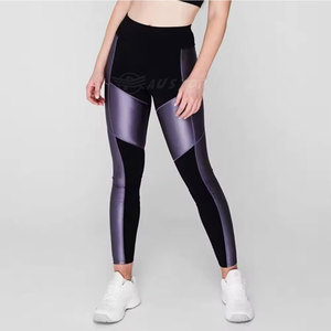 Nuevo estilo en dos colores Logotipo personalizado Entrenamiento sin costuras Mujeres Leggings Mejor venta Ropa activa Mujeres Yoga Leggings - Product Image 2