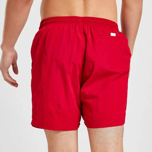 Pantalones cortos para correr de entrenamiento deportivo con logotipo personalizado para hombre, venta al por mayor, suministro directo de fábrica, cintura elástica ecológica sólida - Product Image 4