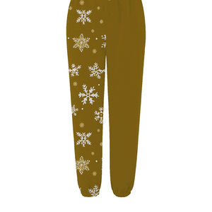 Cordón Navidad mujeres superventas polar Jogger personalizado mujer Invierno Polar Joggers pantalón suave cómodo algodón - Product Image 6