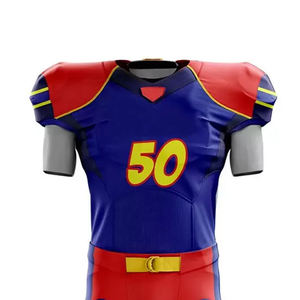 ชุดอเมริกันฟุตบอลแห้งเร็วชุดอเมริกันฟุตบอลแบบอเมริกันสวมใส่ง่ายสีและขนาดสั่งทำได้ - Product Image 4