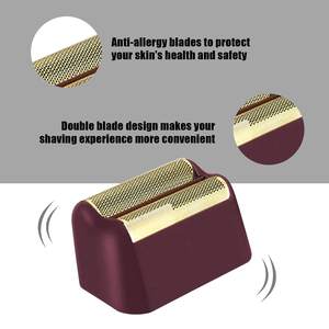 Têtes de rasoir électriques professionnelles à double lame, étanches IPX7, lavables, remplaçables pour le visage et le corps, pour utilisation en camping-car, lot de 2 - Product Image 4