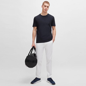 Camisetas de algodón con cuello redondo para hombre, opciones de color personalizadas, camisetas de manga corta para hombre, camisetas cómodas con cuello redondo personalizadas al por mayor - Product Image 4