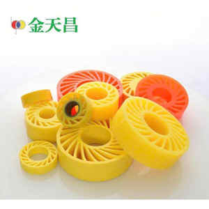 PU Sun Wheel Anti Crush Diseño flexible OEM Vietnam Exportador para las industrias de producción de papel y textiles - Product Image 4