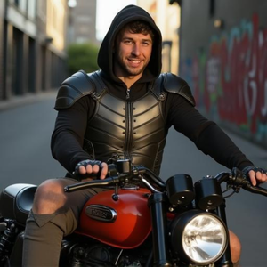 Blouson de moto hiver blindé avec doublure polaire de protection, rembourrage renforcé brodé et options OEM/ODM - Product Image 4