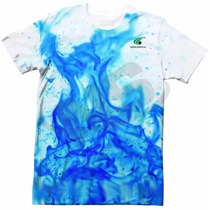 T-shirt imprimé 100 % coton coupe ample pour homme, impression délavée, longueur standard, vêtement de fitness anti-boulochage 200g, vente en gros - Product Image 1