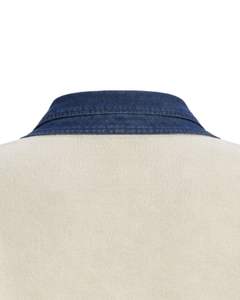 Manufacturer Customized Knit Sweater <b>With</b> Blue Denim Collar Women Casual Winter Pullover <b>Long</b> Sleeve Soft Warm Fashion Top - Product Image 6