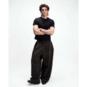 Camisetas Deportivas S32 100% Algodón Orgánico, Color Negro, Paquete de 3, Corte Estándar, Jersey Corto, Tejido Grueso de 280g/240g - Product Image 1