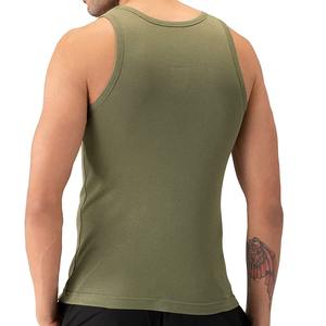 Débardeur sans manches pour hommes d'entraînement de haute qualité séchage rapide respirant durable hommes débardeur usine pas cher prix débardeur - Product Image 5