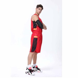 Maillots de basket-ball unisexes pour adultes, uniformes, kit sportif, shorts, vêtements personnalisés, 100% polyester, séchage rapide, personnalisable - Product Image 5