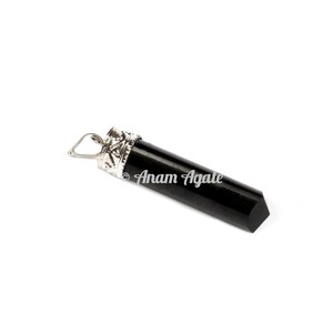 Gorra de obsidiana Mahagoni mejor calificada-Colgantes de lápiz Estilo Feng Shui tallado Compre colgantes de piedras preciosas en línea en Anam Agate - Product Image 5