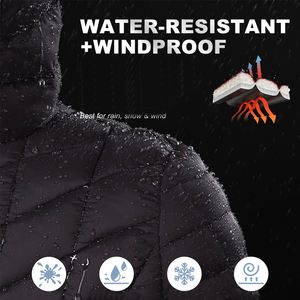 hooded long puffer women Latest Quality Puffer Jacket women Water Resistant <b>Quilted</b> women long jackets 2025 best sellers - Product Image 5