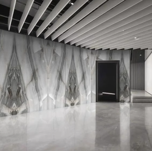 Rouleaux de <span class=keywords><strong>papier</strong></span> <span class=keywords><strong>peint</strong></span> 3D moderne en WPC auto-adhésifs, autocollants texturés acoustiques imperméables pour la décoration intérieure commerciale - Product Image 2