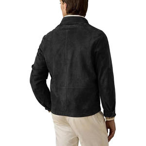 <b>Mens</b> Black <b>Suede</b> <b>Jacket</b> - Product Image 2