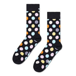 Custom Multicolor Polka Dot Cotton Sports <b>Socks</b> <b>Funny</b> Pattern Mid Calf <b>for</b> <b>Men</b> Women ODM Factory Direct Bottom Logo Placement - Product Image 3
