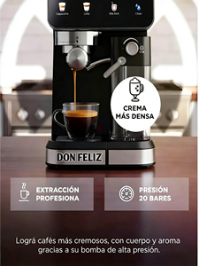 Cafetera Espresso Inteligente de 20 Bares, Cafetera Profesional con Sistema de Leche Automático Incorporado, Control LCD Digital, Uso en Exteriores, Aluminio - Product Image 6