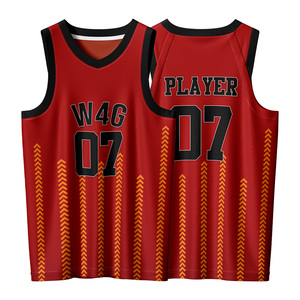 Uniforme de Baloncesto Personalizado para Hombre, sin Mangas, Cuello en V, 100% Poliéster, Transpirable, de Secado Rápido, con Impresión por Transferencia de Calor - Product Image 4