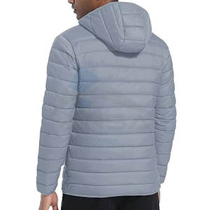 Men's Warm Hooded Winter Puffer <b>Jacket</b> Windproof, Lightweight Quilted Coat with <b>Packable</b> Design Outdoor Travel Sports Ready - Product Image 2