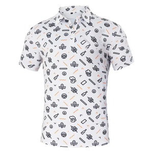 Design personnalisé 100% polyester Impression par sublimation Maillot décontracté pour hommes pour chemises Respirant Séchage rapide OEM - Product Image 1
