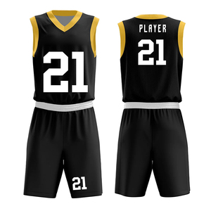Uniforme de basket-ball vêtements de sport pour hommes haute qualité bas quantité minimale de commande logo personnalisé uniformes de basket-ball légers et respirants - Product Image 6