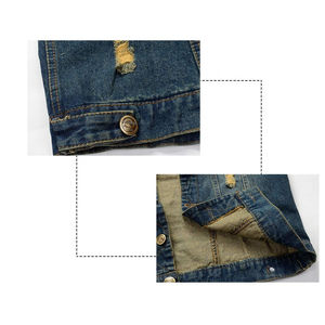 2024 chaleco vaquero de gran tamaño para hombre más vendido, tela vaquera transpirable hecha a medida, algodón, último diseño, talla grande, la mejor ropa exterior - Product Image 5