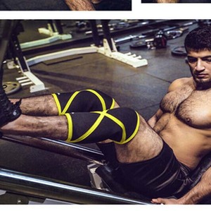 Comfortable Flexible Custom Heavy <b>Neoprene</b> 7MM Breathable Non-Slip Soft Strong Workout <b>Knee</b> Sleeve for Training - Product Image 5