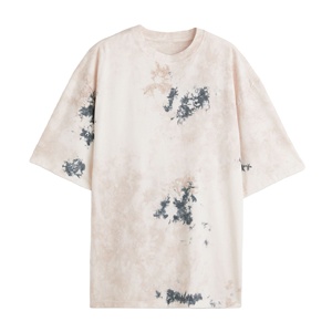 220 GSM haute qualité Pima coton plaine t-shirt manches courtes Slim Fit personnalisé hommes luxe plaine teint t-shirts - Product Image 1