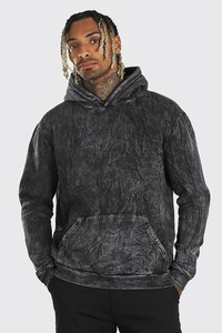 Nouvelle qualité hommes sweats à capuche et sweats respirant séchage rapide lavage à l'acide hommes à capuche High Street hommes sweats à capuche accepter le Service OEM - Product Image 4