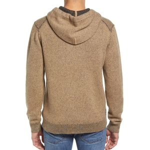 2025 conception personnalisée bloc hiver coton Tech polaire pull à capuche hommes nouveau Design 100% coton uni haute qualité basiques à capuche - Product Image 2