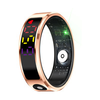 Produsen Cincin Pintar Perhiasan IP68 Layar LED Cincin Pintar Kustom Religius Kesehatan Cincin Pintar
