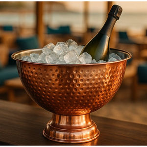 Wholesale Prime Quality Eco-Friendly Customizable Stainless Steel for Bowl Ice Bucket Modern Design Beverage Cooler - Product Image 6