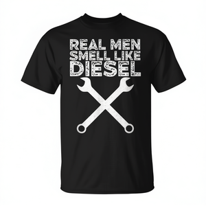 T-shirt promotionnel pour camionneur et mécanicien diesel, vêtement pour les travailleurs du carburant diesel - Product Image 2