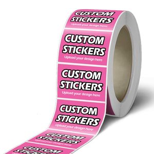 Tùy chỉnh Matte giấy nhãn dán nhãn cuộn tự dính in ấn Nhà máy cung cấp trực tiếp - Product Image 1