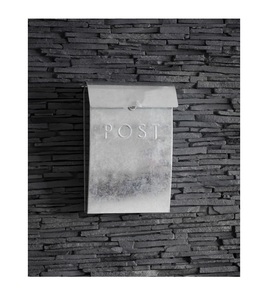 Customized Design Galvanized Iron Black <b>Wall</b> Mount Decorative Garden Hanging Mailbox Outdoor Metal <b>Post</b> <b>Box</b> by Manufacturer - Product Image 1