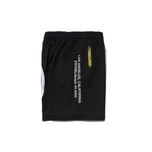 Shorts de sport en molleton français avec cordon de serrage, haute qualité, coupe ajustée, noir, personnalisable, arts martiaux, unisexe, logo sur mesure - Product Image 2