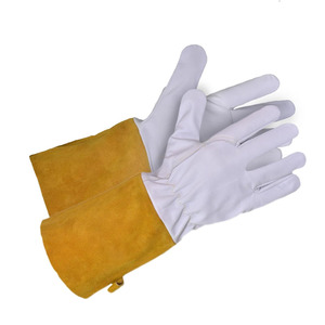 Gants de soudage Tig en cuir de peau de chèvre de qualité supérieure gants de protection personnels résistants à l'abrasion - Product Image 1