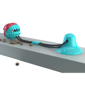 Brosse à dents pour chien en TPR, jouet interactif mignon en forme de dessin animé avec ventouse, jouet à mâcher pour mâcher agressivement, balle à mâcher pour les molaires - Product Image 2