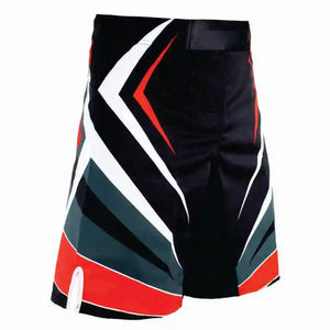 Pantalones Cortos de Entrenamiento de Muay Thai Unisex para Adultos, Personalizables, de Secado Rápido, Transpirables, de Spandex/Poliéster, para MMA, Kickboxing y Lucha - Product Image 1