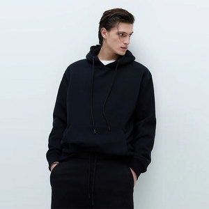 Chándal de chándal con cremallera y logotipo personalizado para hombre de invierno, ropa de calle de algodón 100% para entrenamiento de correr - Product Image 6