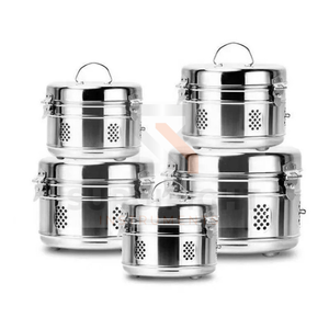 Bandeja de casete de esterilización de caja médica de salud con bandejas de bloqueo Cesta de malla de alambre personalizada para instrumentos médicos por Surgiright - Product Image 2