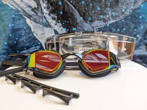 Saeko แว่นตาว่ายน้ำซิลิโคนป้องกันการเกิดฝ้ากันแสงยูวีสำหรับวัยรุ่นผู้ใหญ่แว่นตากระจก gafas de natacao - Product Image 5