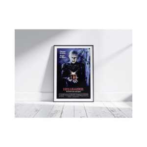 Póster Moderno de Hellraiser de una Pieza, 61x91.5 cm, La Puerta al Infierno, Marco Negro para Pared - Product Image 1