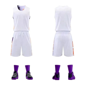 Latest Designs Quality Reversible Basketball Uniforms New Design Sublimation Latest <b>Top</b> Quality ReversibleBasketball Uniforms - Product Image 6